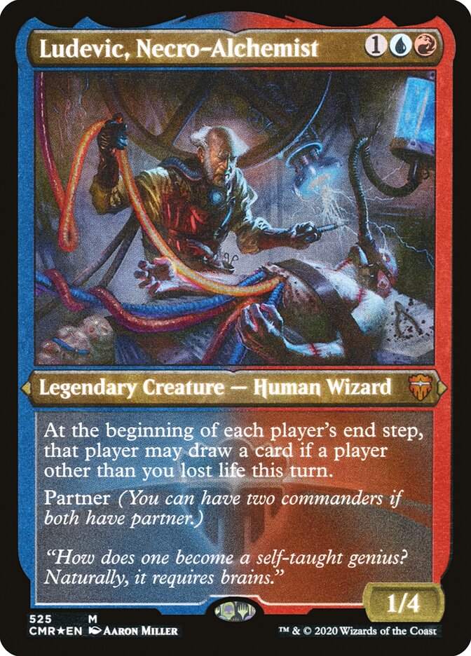 Ludevic, Necro-Alchemist, Commander legends Card Art