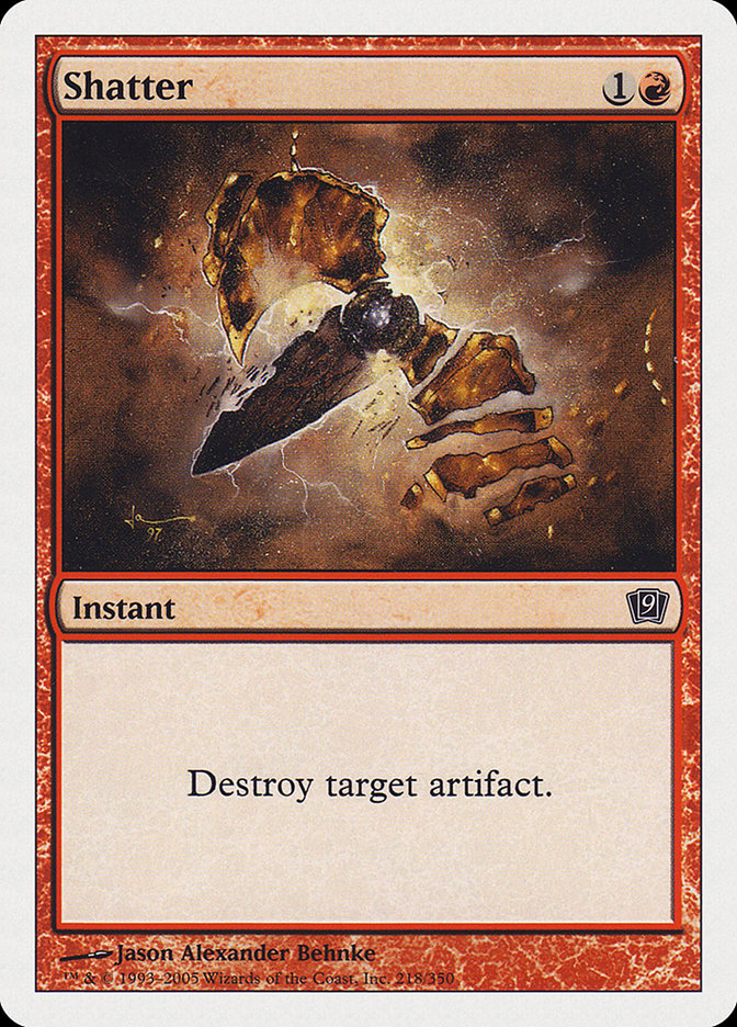 Shatter, Ninth Edition Card Art