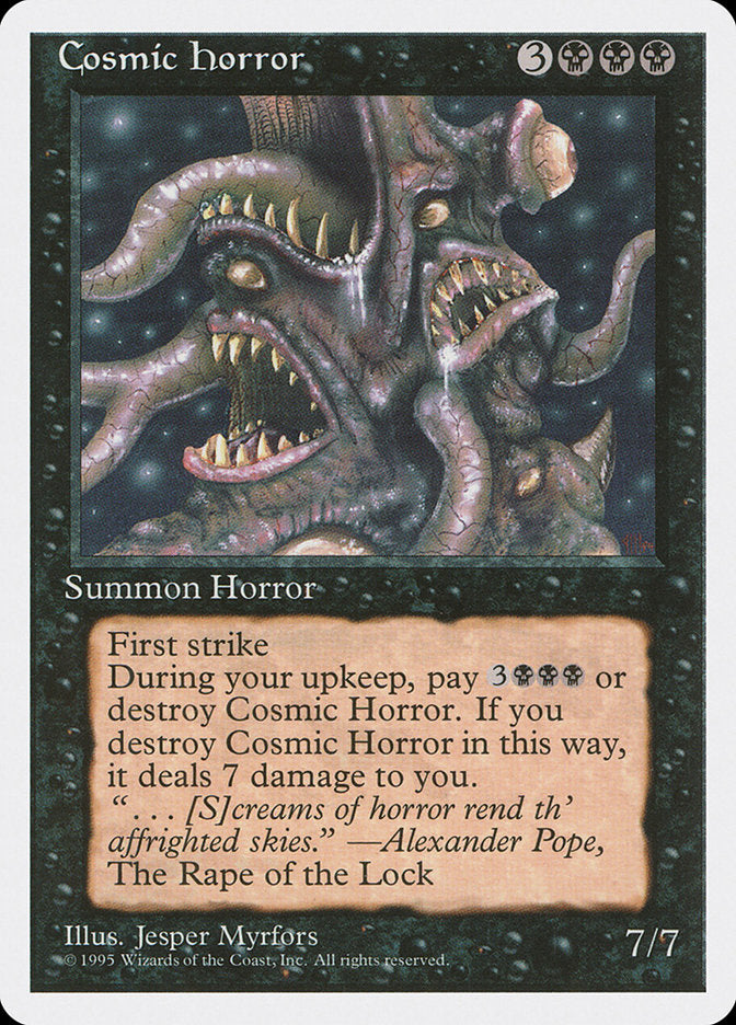 Cosmic Horror, Fourth Edition Card Art