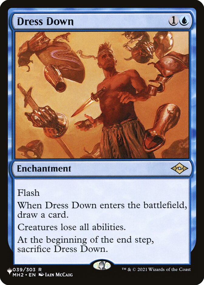 Dress Down, The List Card Art