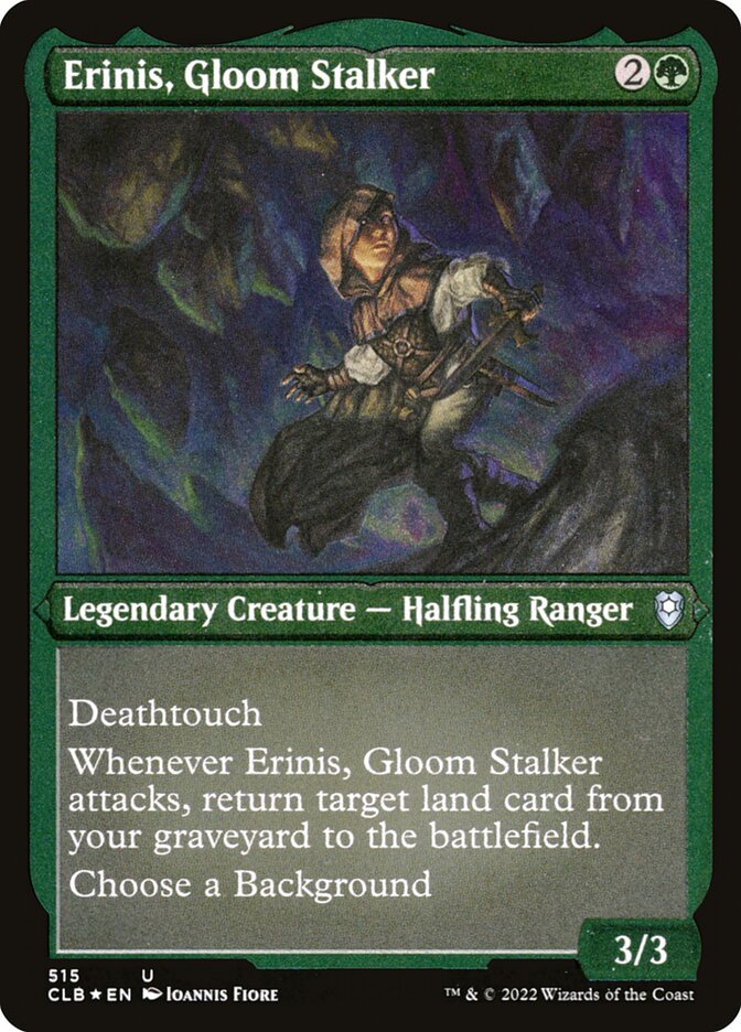 Erinis, Gloom Stalker - Etched Foil