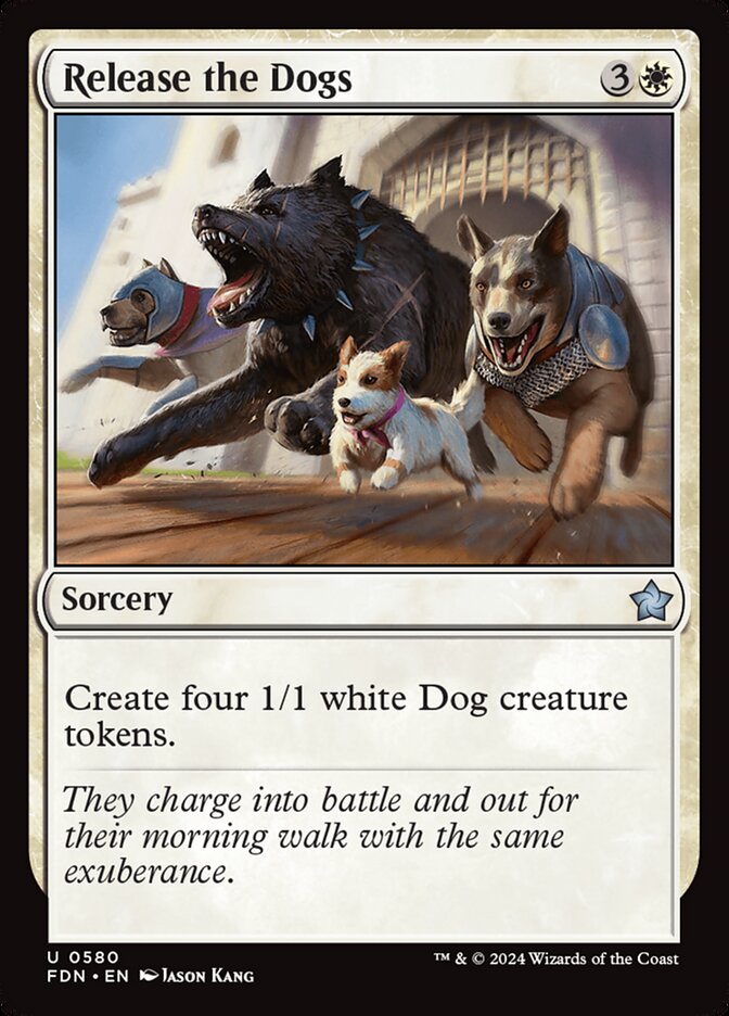 Release the Dogs, Foundations Card Art