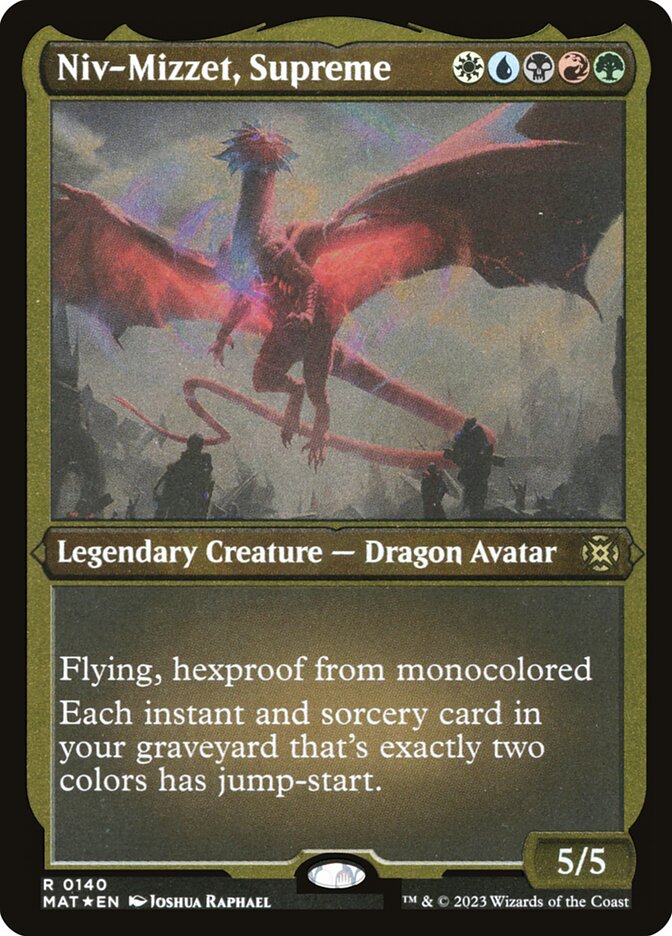 Niv-Mizzet, Supreme, March of the machine: the aftermath Card Art