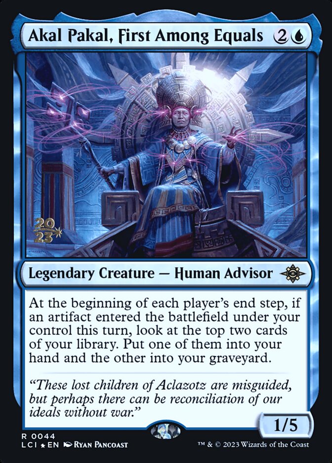Akal Pakal, First Among Equals, The Lost Caverns Of Ixalan Promos Card Art