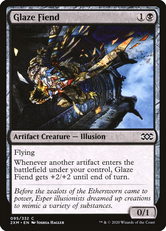 Glaze Fiend, Double masters Card Art