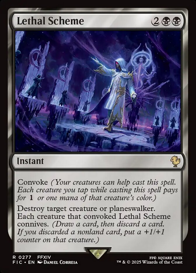 Lethal Scheme, Final fantasy commander Card Art