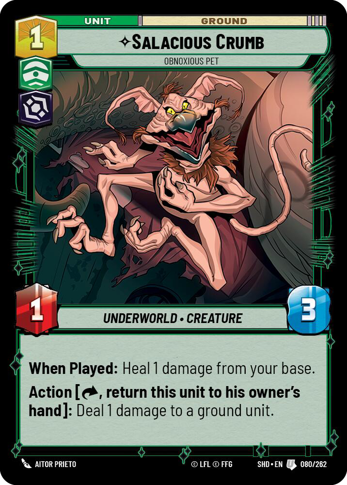 Salacious Crumb, Obnoxious Pet - Foil