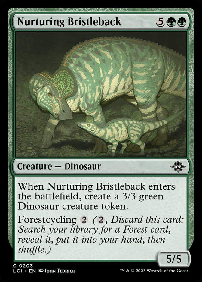 Nurturing Bristleback, The lost caverns of ixalan Card Art