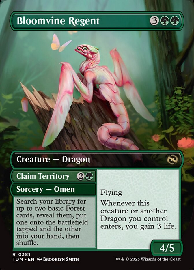 Bloomvine Regent // Claim Territory // Bloomvine Regent, Tarkir: dragonstorm Card Art