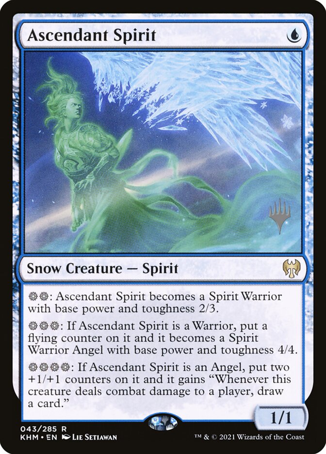 Ascendant Spirit, Kaldheim Promos Card Art