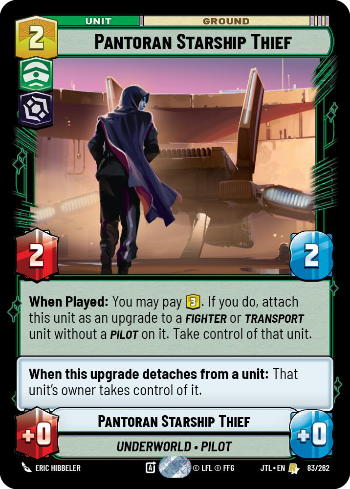 Pantoran Starship Thief, Jump to Lightspeed Card Art