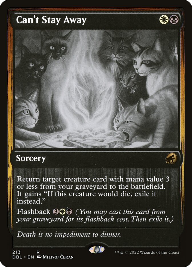 Can't Stay Away, Innistrad: double feature Card Art