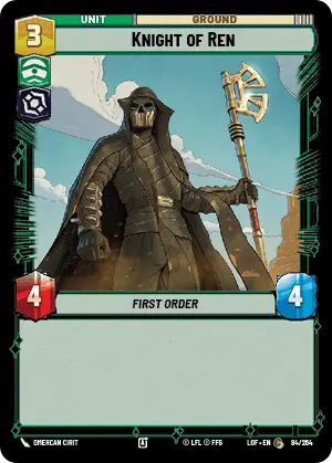 Knight of Ren, Legends of the Force Card Art