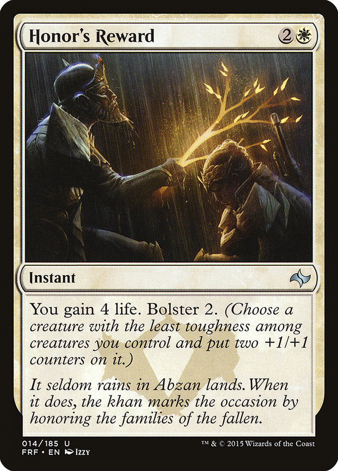 Honor's Reward, Fate reforged Card Art