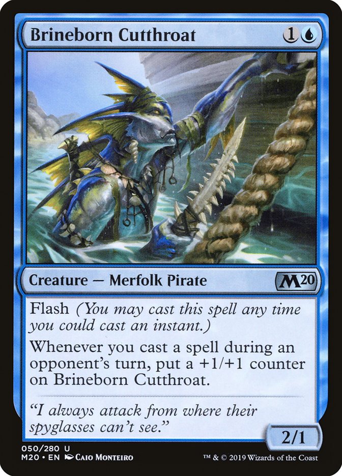 Brineborn Cutthroat, Core Set 2020 Card Art
