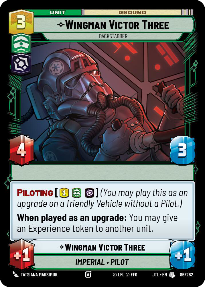 Wingman Victor Three, Backstabber, Jump to Lightspeed Card Art
