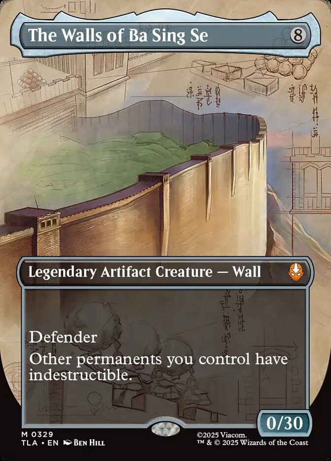 The Walls of Ba Sing Se, Avatar: The Last Airbender Card Art