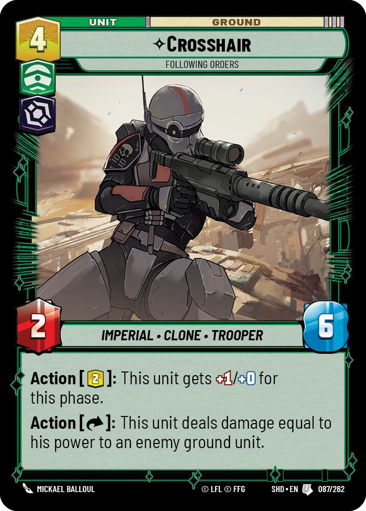 Crosshair, Following Orders - Foil
