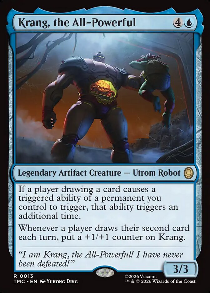 Krang, the All-Powerful, Teenage Mutant Ninja Turtles Eternal Card Art