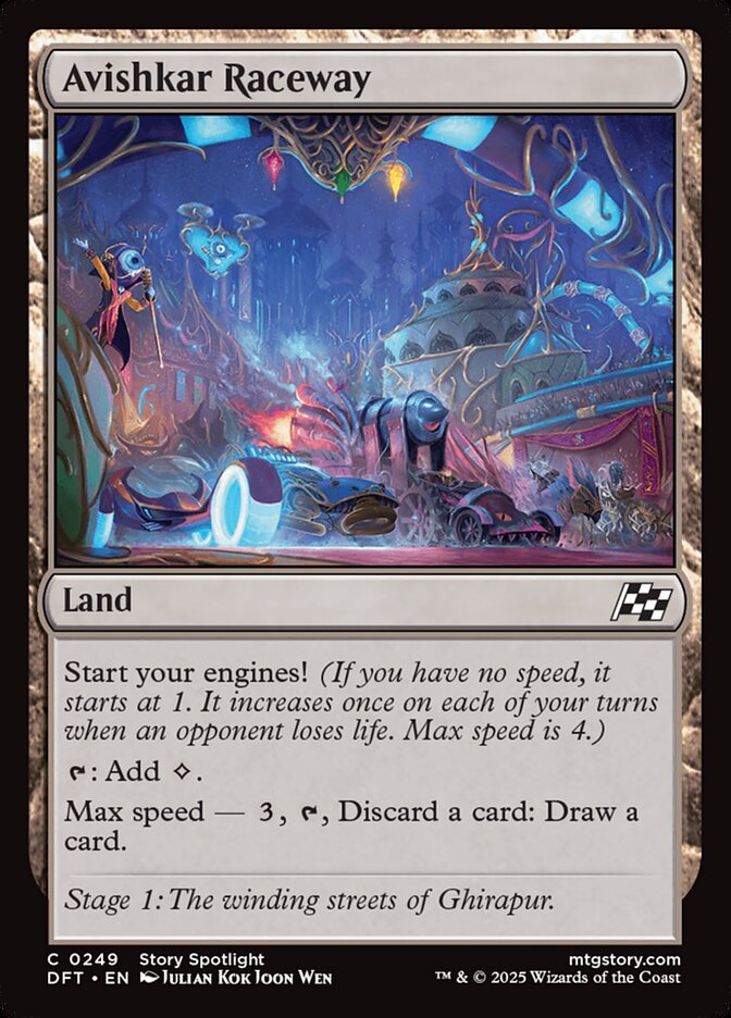 Avishkar Raceway, Aetherdrift Card Art