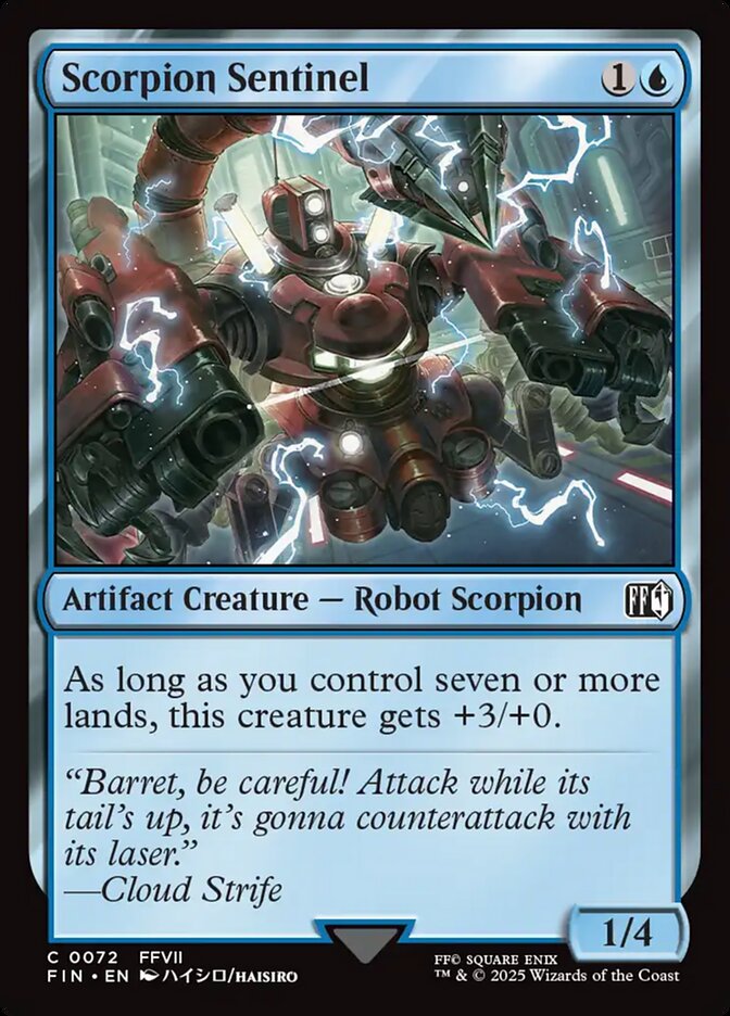 Scorpion Sentinel, Final fantasy Card Art