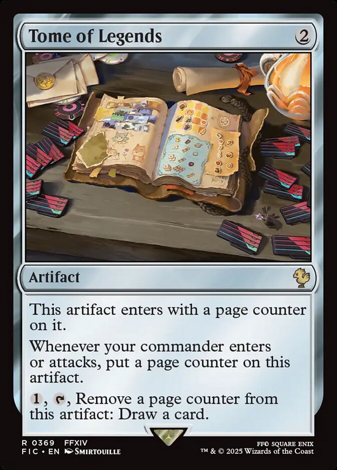 Tome of Legends, Final fantasy commander Card Art