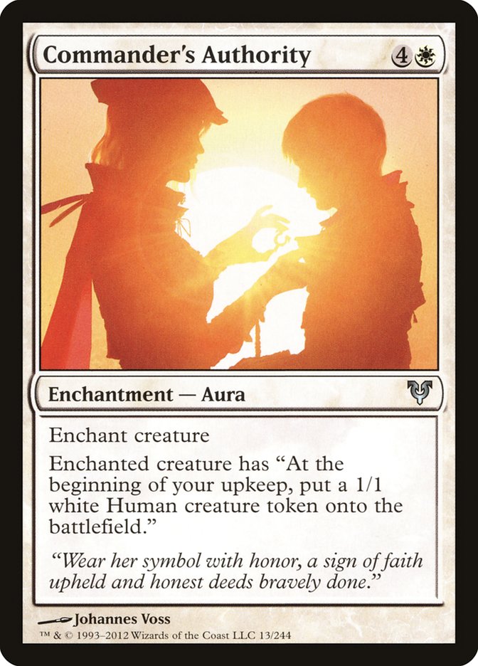 Commander's Authority, Avacyn Restored Card Art