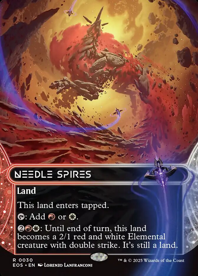 Needle Spires, Edge Of Eternities: Stellar Sights Card Art