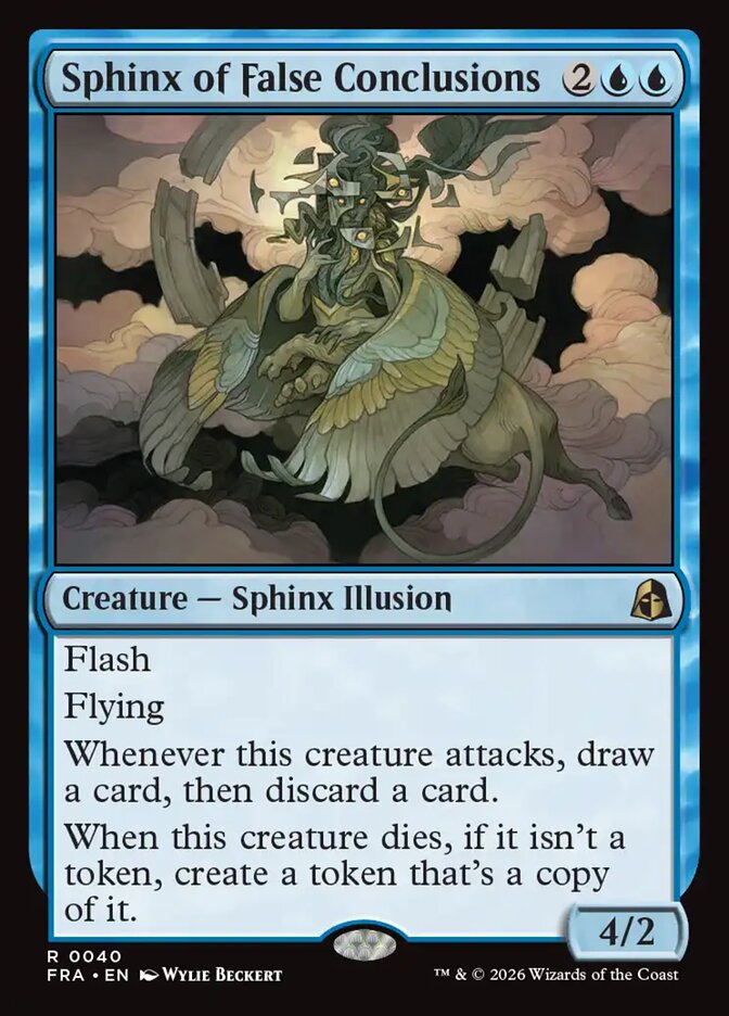 Sphinx of False Conclusions, Reality Fracture Card Art