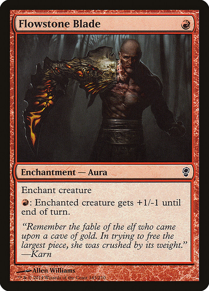 Flowstone Blade, Conspiracy Card Art