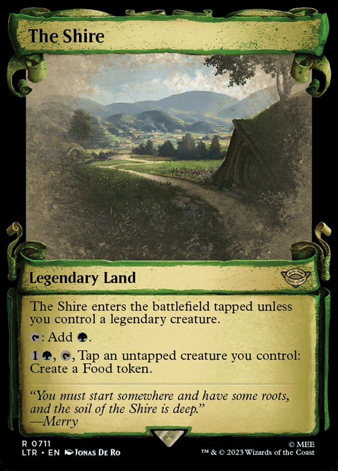 The Shire, The Lord Of The Rings: Tales Of Middle-Earth Card Art