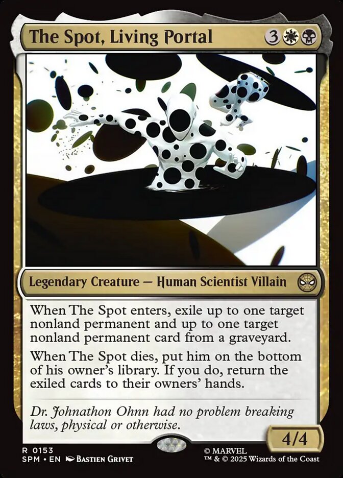 The Spot, Living Portal, Marvel'S Spider-Man Card Art