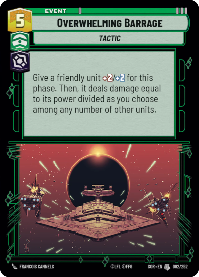 Overwhelming Barrage - Foil