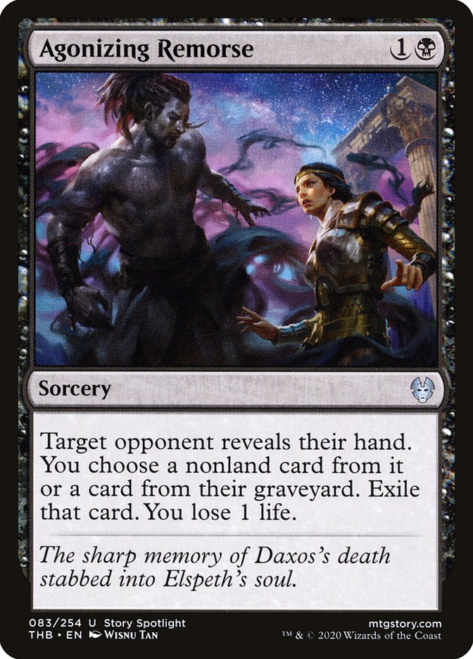 Agonizing Remorse, Theros beyond death Card Art