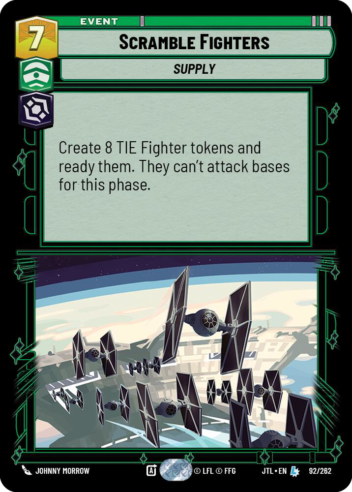 Scramble Fighters, Jump to Lightspeed Card Art