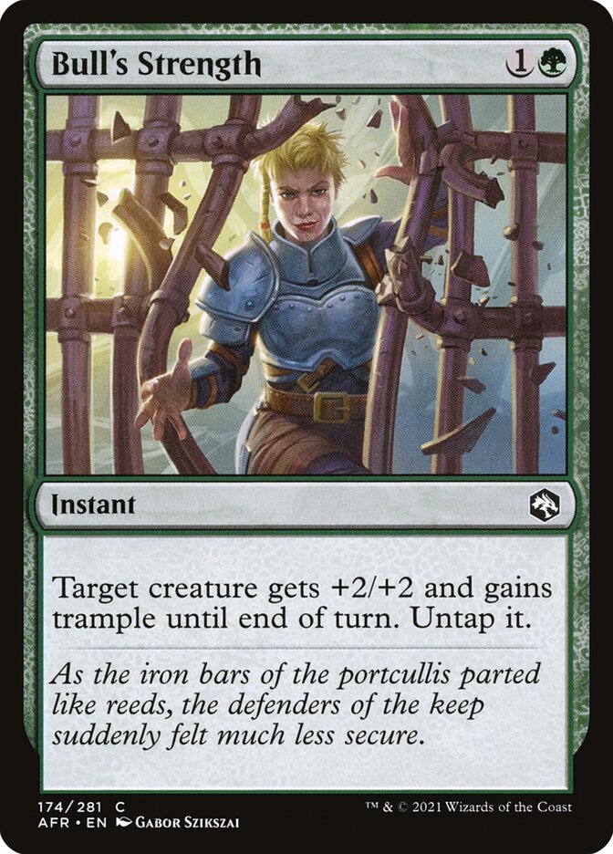 Bull's Strength, Adventures in the forgotten realms Card Art