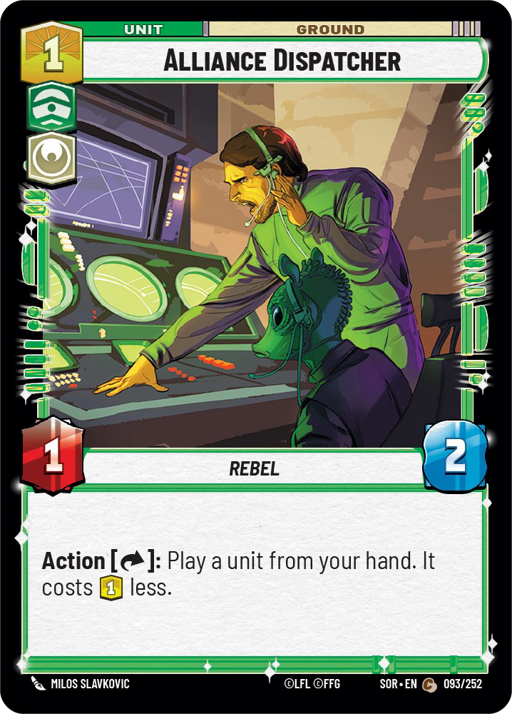 Alliance Dispatcher, Spark of Rebellion Card Art