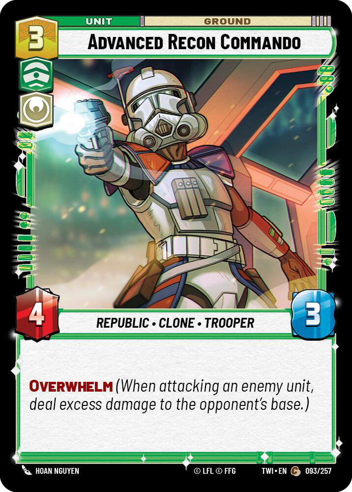 Advanced Recon Commando, Twilight of the Republic Card Art