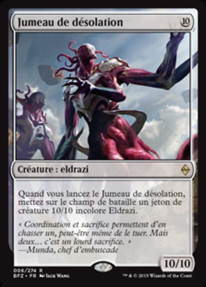 Desolation Twin, Battle For Zendikar Card Art