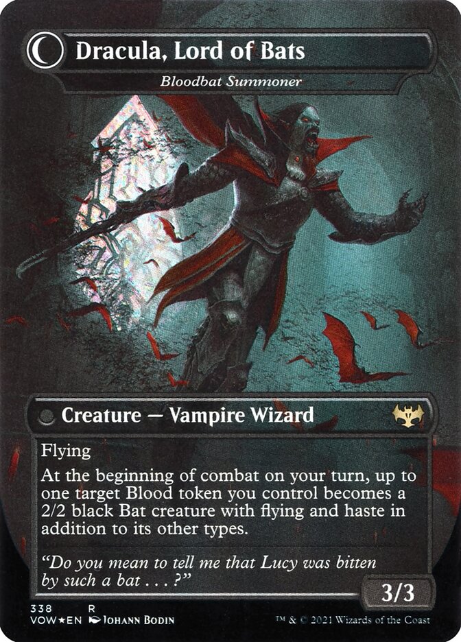 Voldaren Bloodcaster // Bloodbat Summoner, Innistrad: crimson vow Card Art