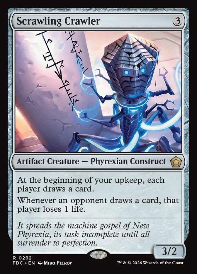Scrawling Crawler, Foundations Commander Card Art