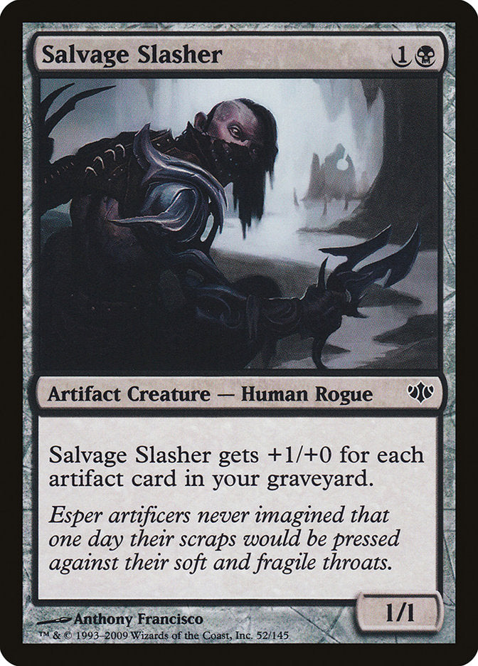 Salvage Slasher, Conflux Card Art