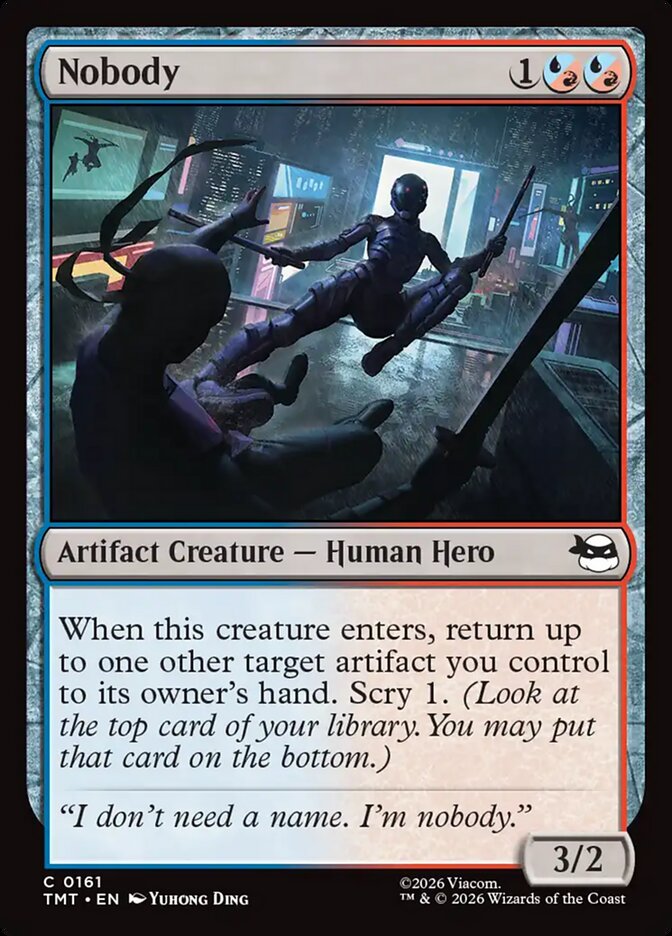 Nobody, Teenage Mutant Ninja Turtles Card Art