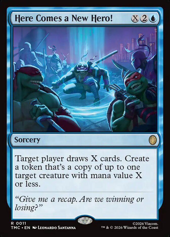 Here Comes a New Hero!, Teenage Mutant Ninja Turtles Eternal Card Art