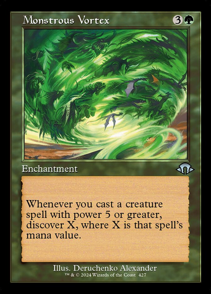 Monstrous Vortex, Modern Horizons 3 Card Art