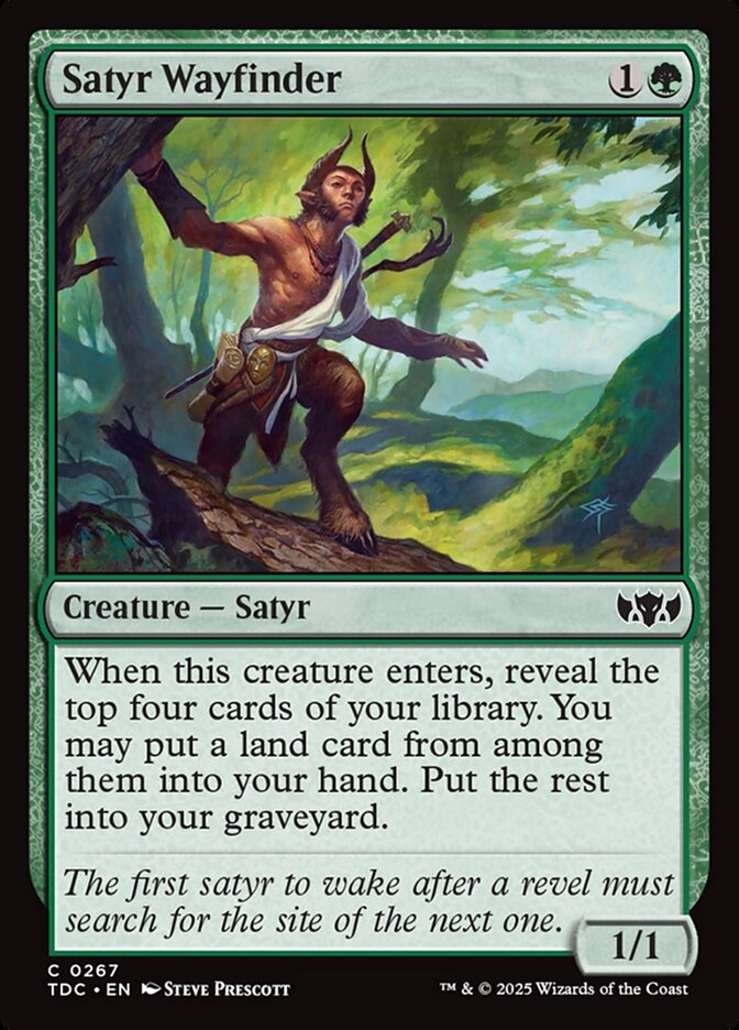 Satyr Wayfinder, Tarkir: Dragonstorm Commander Card Art