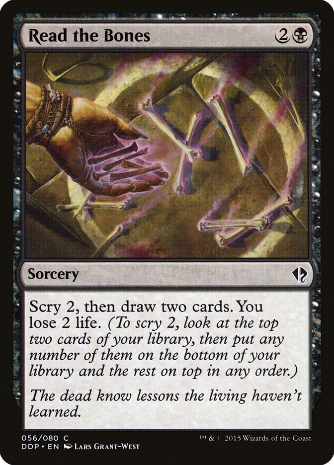 Read the Bones, Duel Decks: Zendikar Vs. Eldrazi Card Art