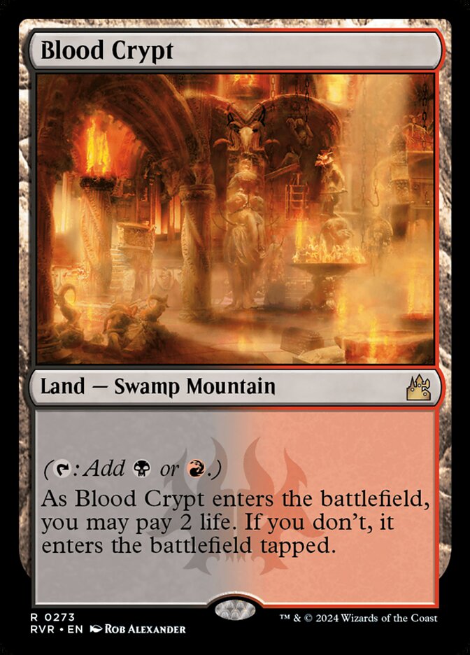 Blood Crypt, Ravnica Remastered Card Art