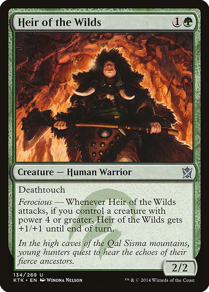 Heir of the Wilds, Khans Of Tarkir Card Art