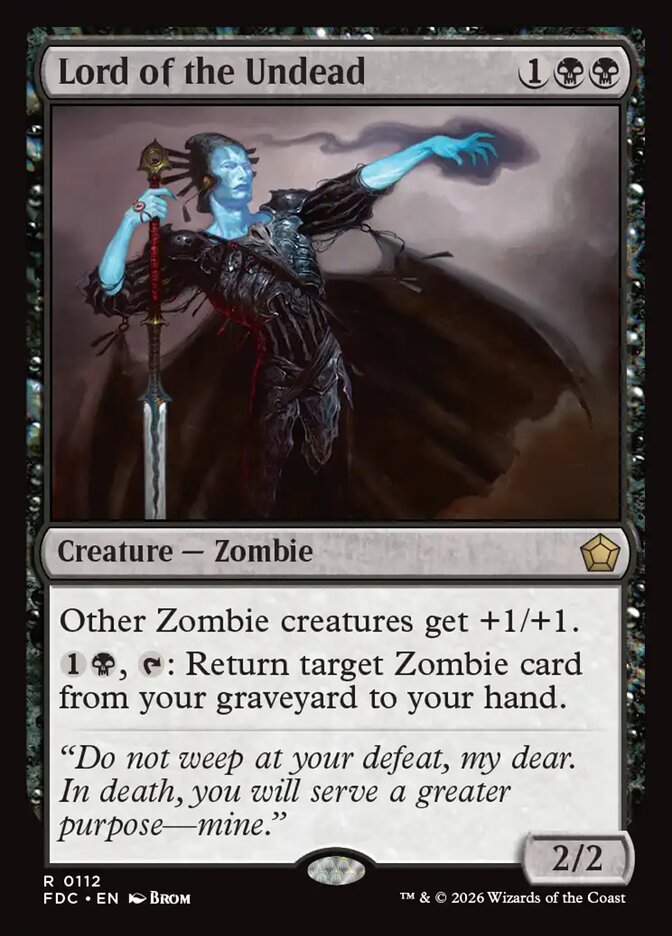 Lord of the Undead, Foundations Commander Card Art